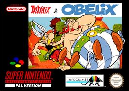 Box cover for Astérix And Obélix on the Nintendo SNES.