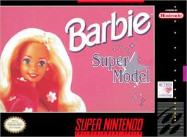 Box cover for Barbie - Super Model on the Nintendo SNES.