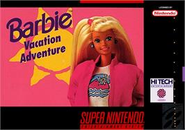 Box cover for Barbie - Vacation Adventure on the Nintendo SNES.