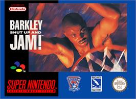 Box cover for Barkley: Shut Up and Jam! on the Nintendo SNES.