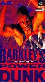 Box cover for Barkley no Power Dunk on the Nintendo SNES.