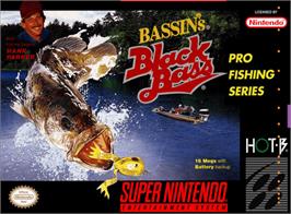 Box cover for Bassin's Black Bass on the Nintendo SNES.