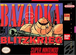 Box cover for Bazooka Blitzkrieg on the Nintendo SNES.