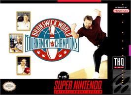 Box cover for Brunswick World Tournament of Champions on the Nintendo SNES.