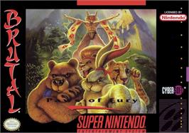 Box cover for Brutal - Paws Of Fury on the Nintendo SNES.