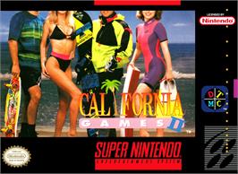 Box cover for California Games 2 on the Nintendo SNES.