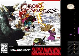 Box cover for Chrono Trigger on the Nintendo SNES.