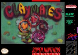Box cover for Claymates on the Nintendo SNES.
