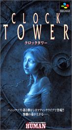 Box cover for Clock Tower on the Nintendo SNES.