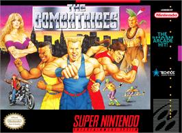 Box cover for Combatribes, The on the Nintendo SNES.
