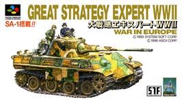 Box cover for Daisenryaku Expert Wwii - War In Europe on the Nintendo SNES.