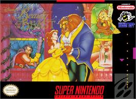 Box cover for Disney's Beauty And The Beast on the Nintendo SNES.