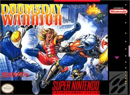 Box cover for Doomsday Warrior on the Nintendo SNES.