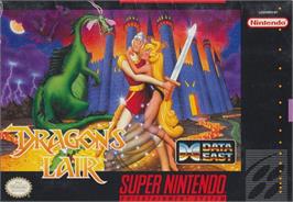 Box cover for Dragon's Lair on the Nintendo SNES.