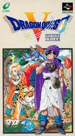 Box cover for Dragon Quest 5 - Tenkuu No Hanayome on the Nintendo SNES.