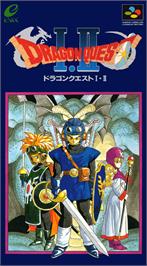 Box cover for Dragon Quest I & II on the Nintendo SNES.