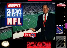 Box cover for Espn Sunday Night Nfl on the Nintendo SNES.