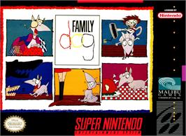 Box cover for Family Dog on the Nintendo SNES.
