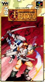 Box cover for Feda - The Emblem Of Justice on the Nintendo SNES.