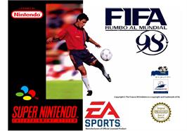 Box cover for Fifa 98 - Road To World Cup on the Nintendo SNES.