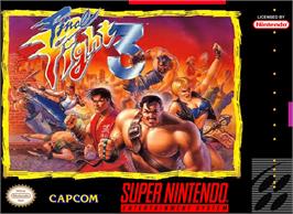 Box cover for Final Fight 3 on the Nintendo SNES.