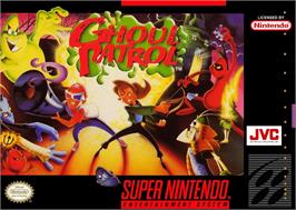 Box cover for Ghoul Patrol on the Nintendo SNES.