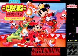Box cover for Great Circus Mystery Starring Mickey And Minnie, The on the Nintendo SNES.