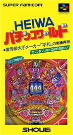 Box cover for Heiwa Pachinko World on the Nintendo SNES.