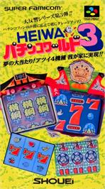 Box cover for Heiwa Pachinko World 3 on the Nintendo SNES.