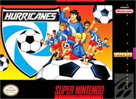 Box cover for Hurricanes on the Nintendo SNES.