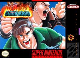 Box cover for Iron Commando on the Nintendo SNES.