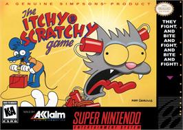 Box cover for Itchy And Scratchy Game, The on the Nintendo SNES.
