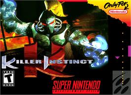 Box cover for Killer Instinct on the Nintendo SNES.