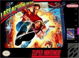 Box cover for Last Action Hero on the Nintendo SNES.