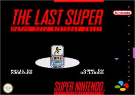 Box cover for Last Super, The on the Nintendo SNES.