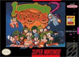 Box cover for Lemmings 2 - The Tribes on the Nintendo SNES.