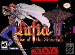 Box cover for Lufia II: Rise of the Sinistrals on the Nintendo SNES.