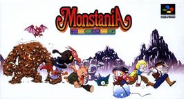 Box cover for Monstania on the Nintendo SNES.