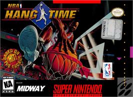 Box cover for Nba Hangtime on the Nintendo SNES.