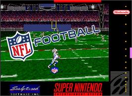 Box cover for Nfl Football on the Nintendo SNES.