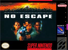 Box cover for No Escape on the Nintendo SNES.