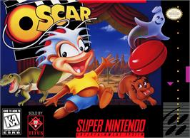 Box cover for Oscar on the Nintendo SNES.