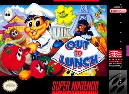 Box cover for Out To Lunch on the Nintendo SNES.