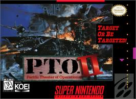 Box cover for P.t.o. - Pacific Theater Of Operations 2 on the Nintendo SNES.