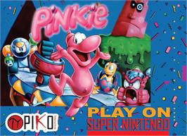 Box cover for Pinkie on the Nintendo SNES.