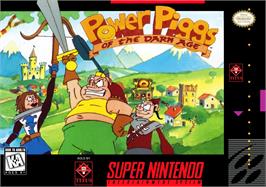 Box cover for Power Piggs Of The Dark Age on the Nintendo SNES.