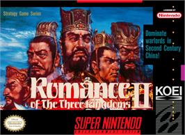 Box cover for Romance Of The Three Kingdoms 2 on the Nintendo SNES.