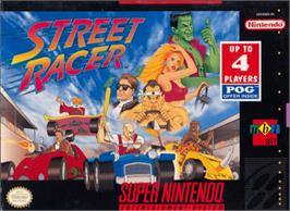 Box cover for Street Racer on the Nintendo SNES.