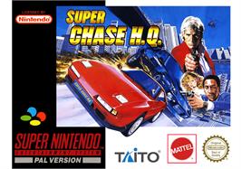 Box cover for Super Chase H.Q. on the Nintendo SNES.
