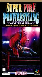 Box cover for Super Fire Pro Wrestling Special on the Nintendo SNES.